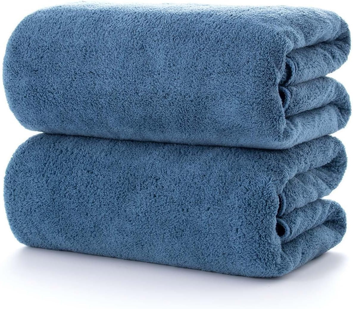 Towels 4-Piece Soft Microfiber Bath Towel Set Incredibly Absorbent Lightweight Quick Dry and Durable, 55" L X 27" W, 4 Pack Multicolour