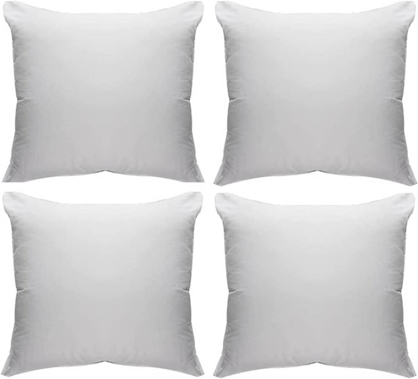 Cna Stores -18" X 18" Inch Square Cushion Pads Insert Inner Fillers Anti-Allergy - Pack of 4 (45 X 45 Cm)