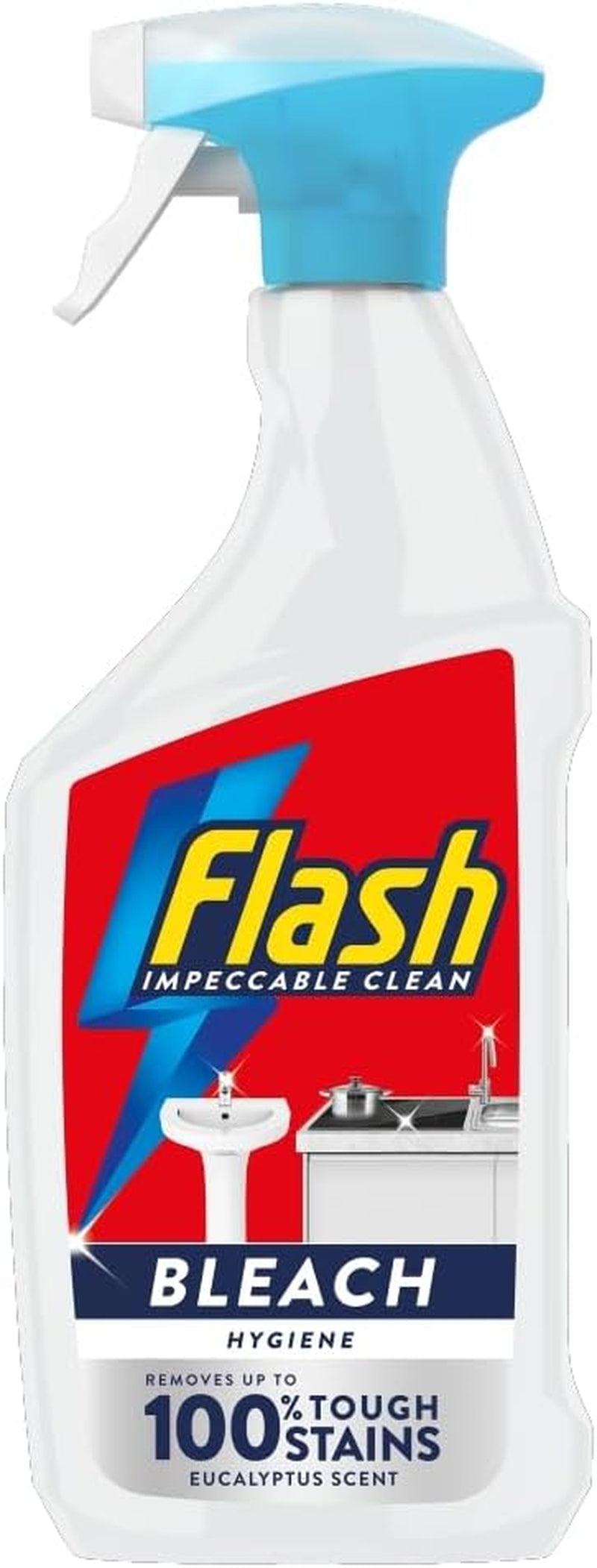 Bleach Cleaning Spray with Eucalyptus Scent, 800Ml