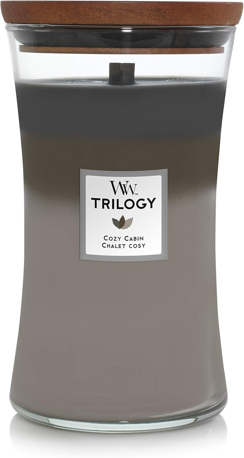 Medium Hourglass Scented Candle , Spiced Blackberry , with Crackling Wick , up to 60 Hours Burn Time