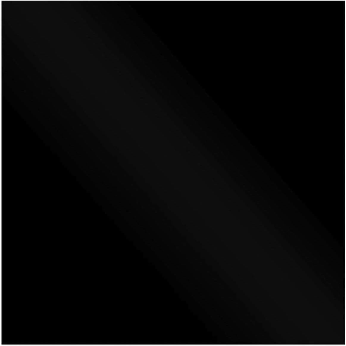 SP60BL 60Cm X 75Cm Black Toughened Kitchen Glass Splashback