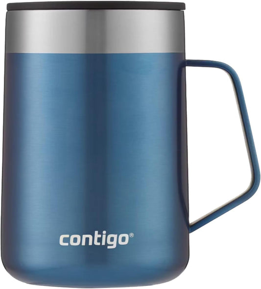 Streeterville Desk Mug Insulated Coffee Thermal Mug with Stainless Steel Handle