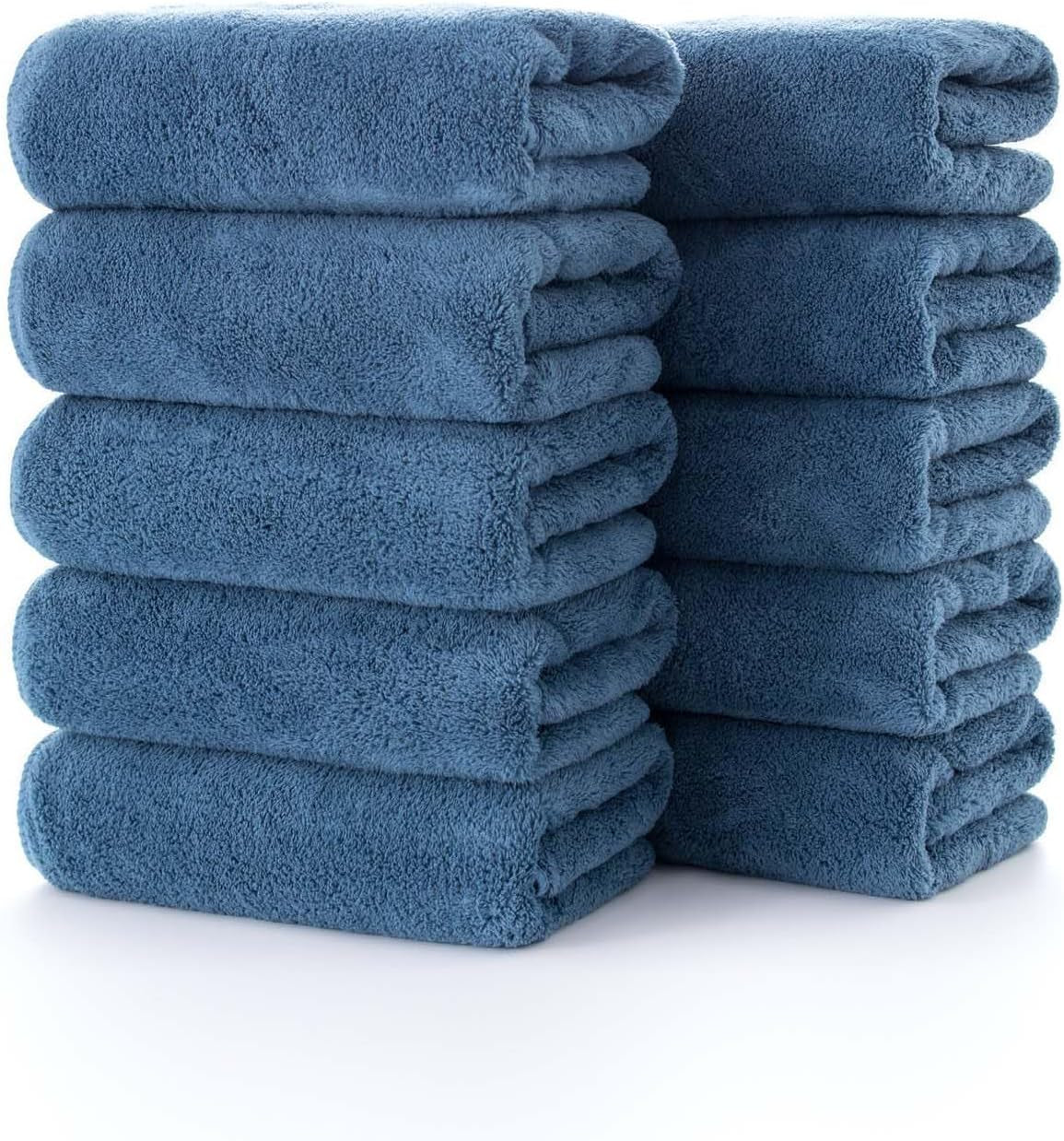 Towels 4-Piece Soft Microfiber Bath Towel Set Incredibly Absorbent Lightweight Quick Dry and Durable, 55" L X 27" W, 4 Pack Multicolour