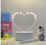 3D Acrylic LED Message Board – Handwriting Light-Up Sign for Home Decor
