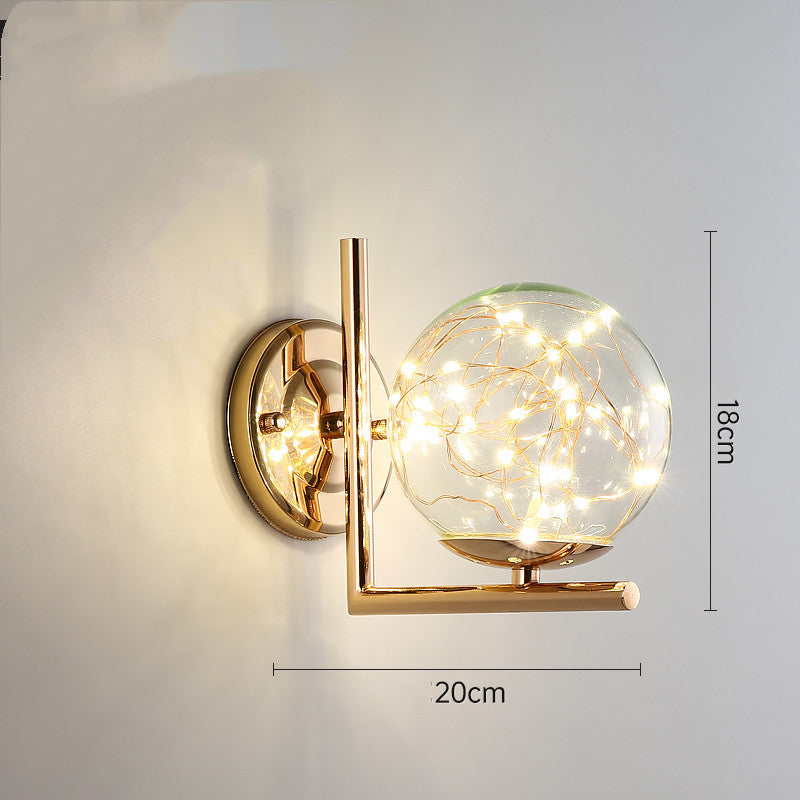 Luxury Crystal Bedside Lamp – Transparent Modern Night Light