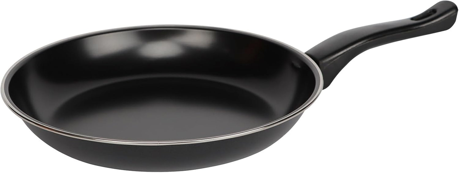 Black 8 Piece Carbon Steel Non Stick Kitchen Cookware Set Casserole Cooking Pot Frying Pan Saucepan with Glass Lids