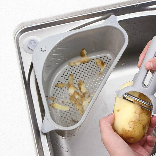 Triangle Sink Storage Rack – Multi-Functional Dish Sponge Holder
