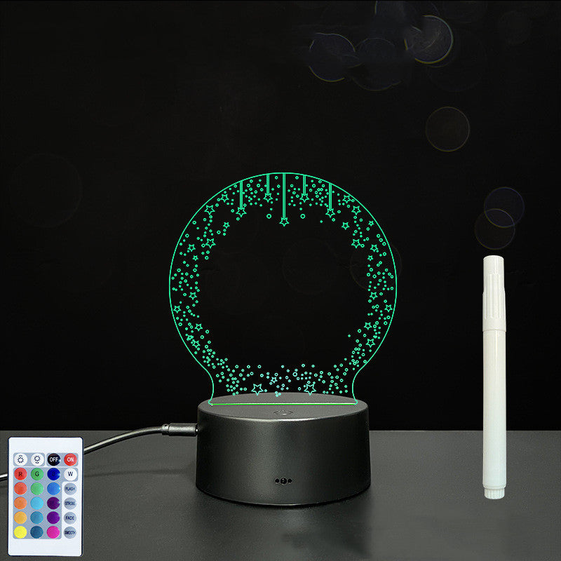 3D Acrylic LED Message Board – Handwriting Light-Up Sign for Home Decor