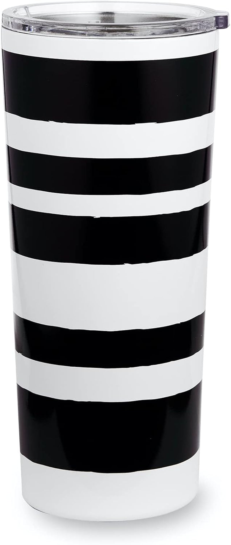 Cute Stainless Steel Mug, 24 Ounce Travel Tumbler, Double Wall Insulated Cup with Lid, Modern Leopard