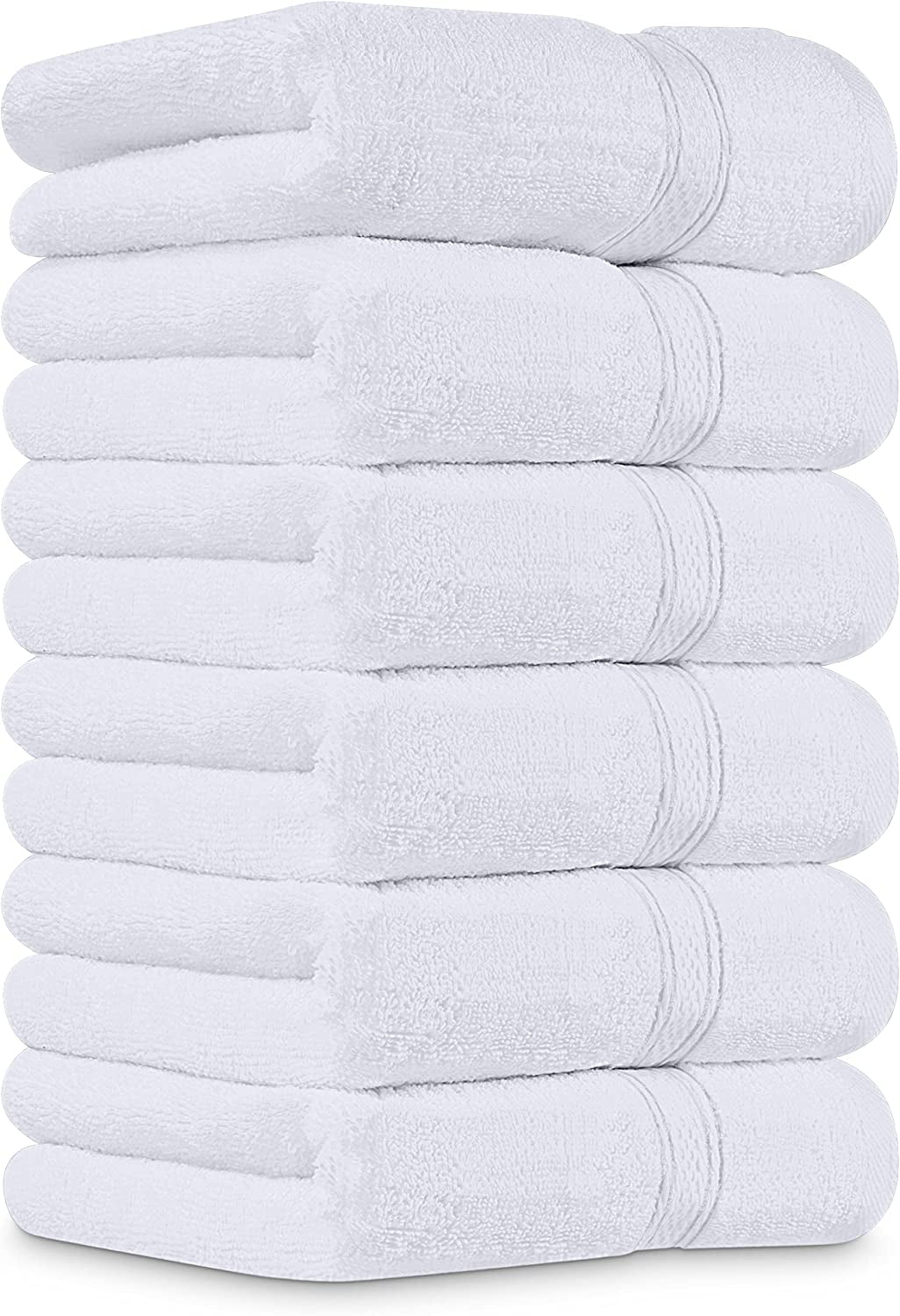 - Premium Hand Towels - 100% Combed Ring Spun Cotton, Ultra Soft and Highly Absorbent, Extra Large Thick Hand Towels 41 X 71 Cm, Hotel & Spa Quality Hand Towels (6-Pack) (Grey)