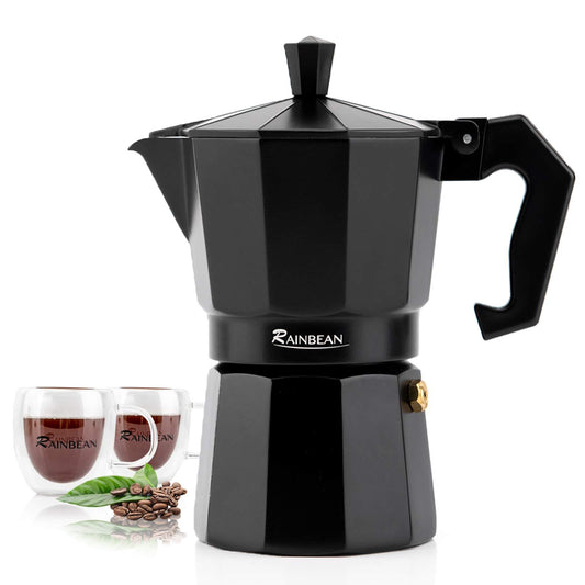 Stovetop Moka Pot Espresso Maker – Classic Italian Coffee Percolator