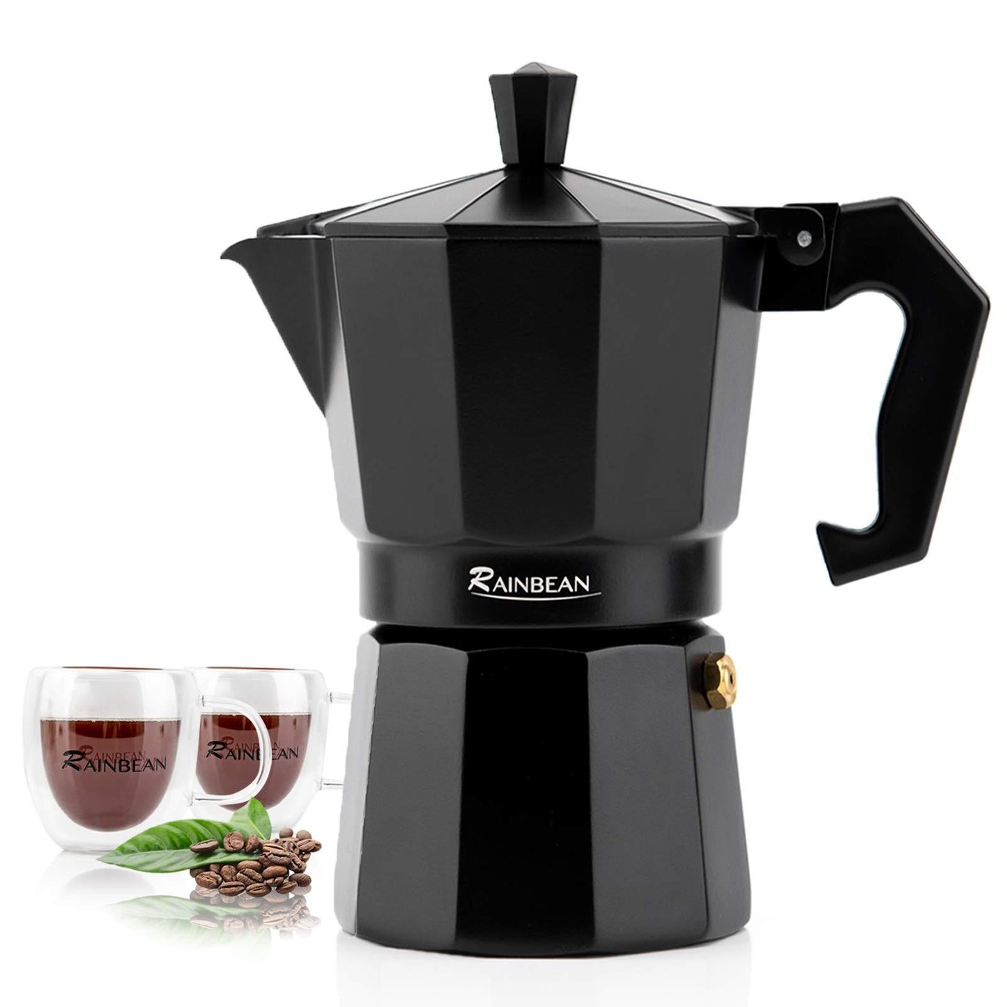 Stovetop Moka Pot Espresso Maker – Classic Italian Coffee Percolator