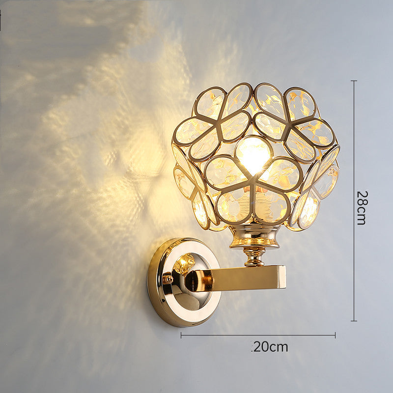 Luxury Crystal Bedside Lamp – Transparent Modern Night Light