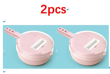 8-in-1 Mandoline Slicer & Grater – Veg Cutter, Peeler, & Strainer