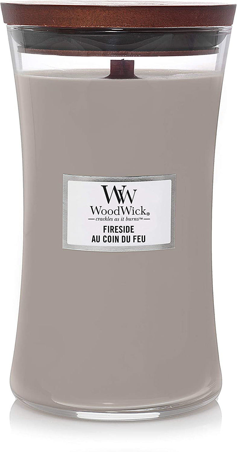 Medium Hourglass Scented Candle , Spiced Blackberry , with Crackling Wick , up to 60 Hours Burn Time
