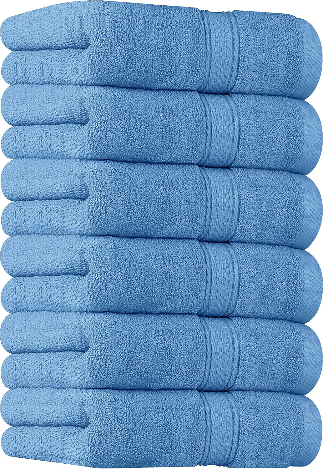 - Premium Hand Towels - 100% Combed Ring Spun Cotton, Ultra Soft and Highly Absorbent, Extra Large Thick Hand Towels 41 X 71 Cm, Hotel & Spa Quality Hand Towels (6-Pack) (Grey)