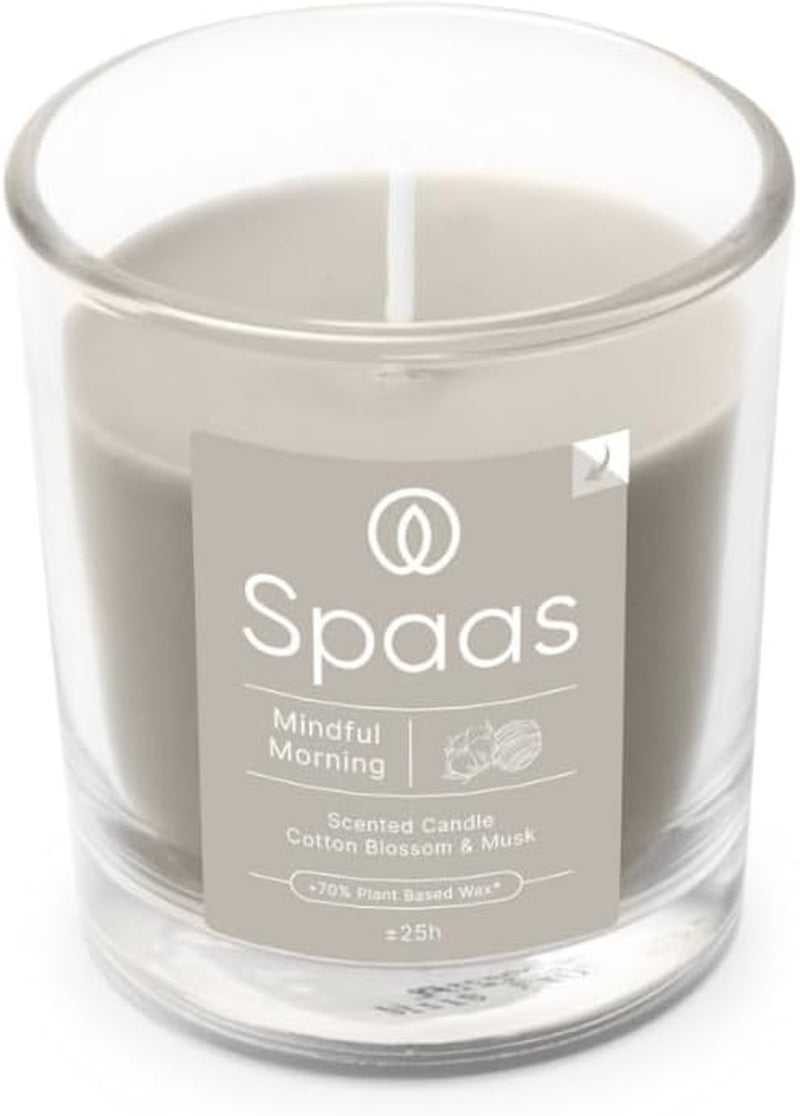 Scented Candle 25H, Shimmering Smile, Beige