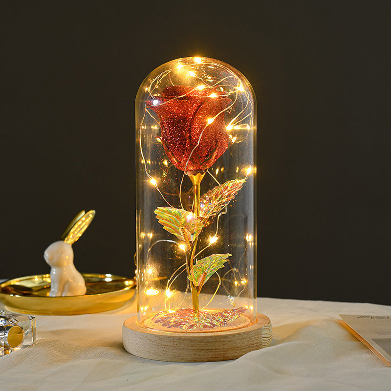 Eternal Rose LED Light in Glass – Valentine’s Gift for Her