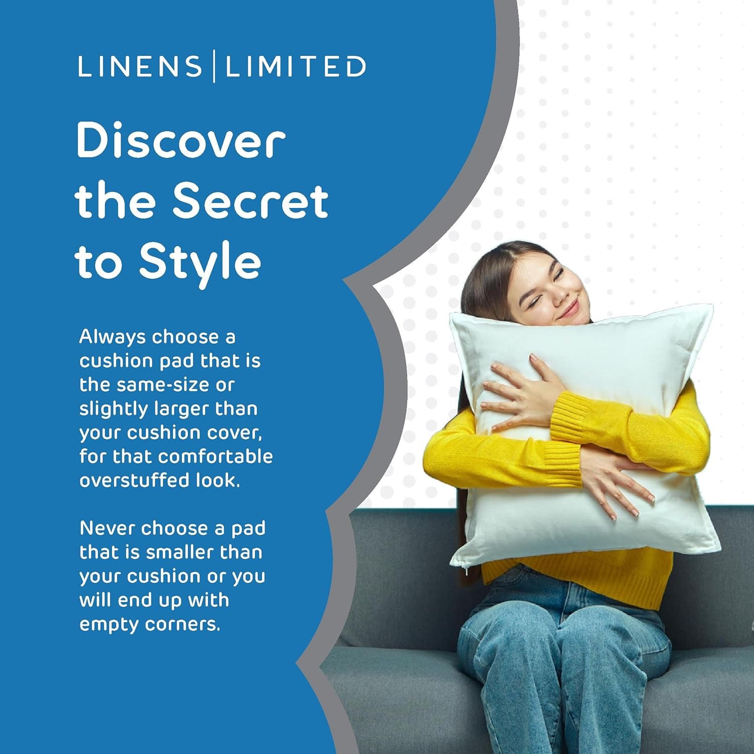 - Cushion Insert 40Cm X 60Cm, Made in the UK, Soft and Plump, Non-Allergenic Sofa Cushion Pad, Easy to Clean, Large Cushion Inner, Perfectly Fits Covers (White) (2 Pack)