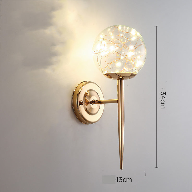 Luxury Crystal Bedside Lamp – Transparent Modern Night Light