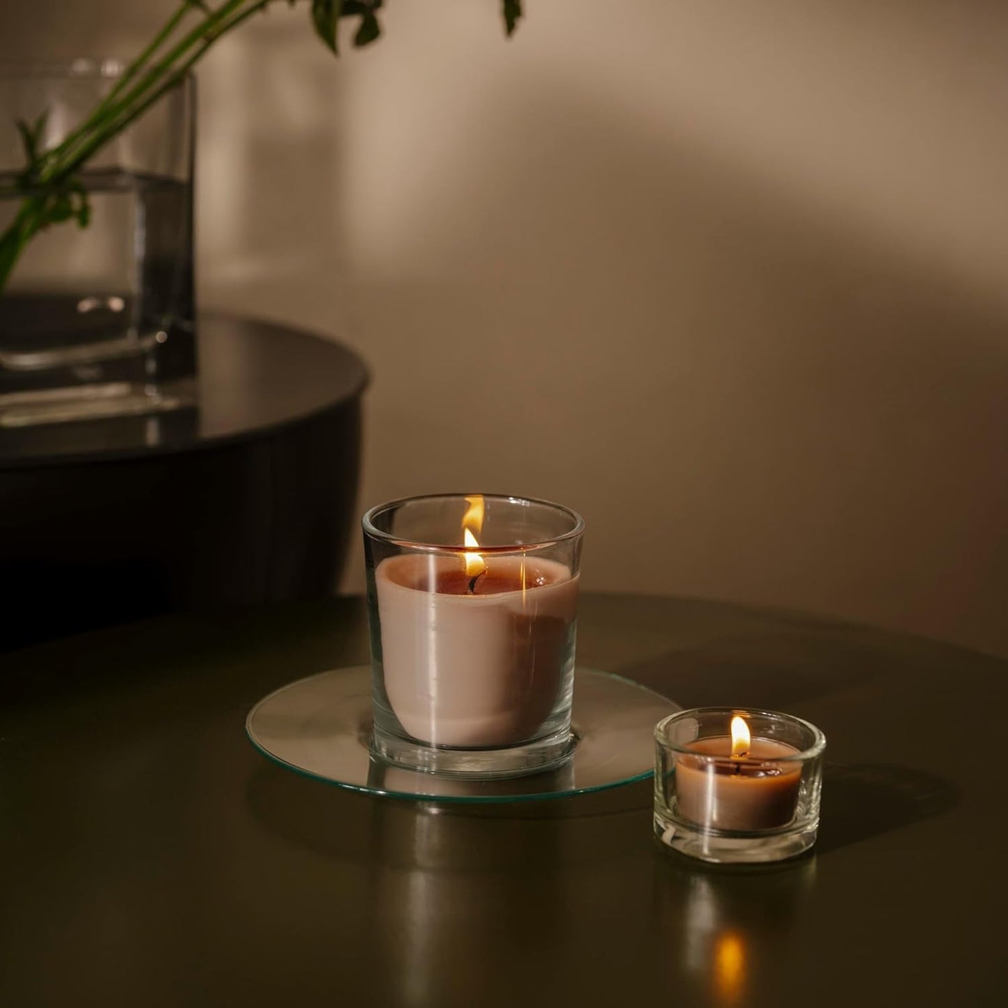Scented Candle 25H, Shimmering Smile, Beige