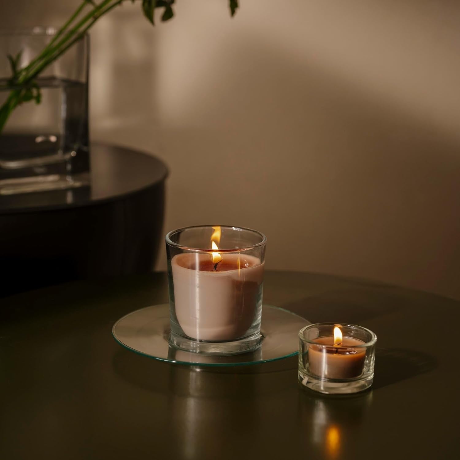 Scented Candle 25H, Shimmering Smile, Beige