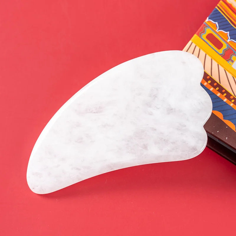 Natural Jade Gua Sha Stone – Face & Neck Lifting, Anti-Wrinkle Tool