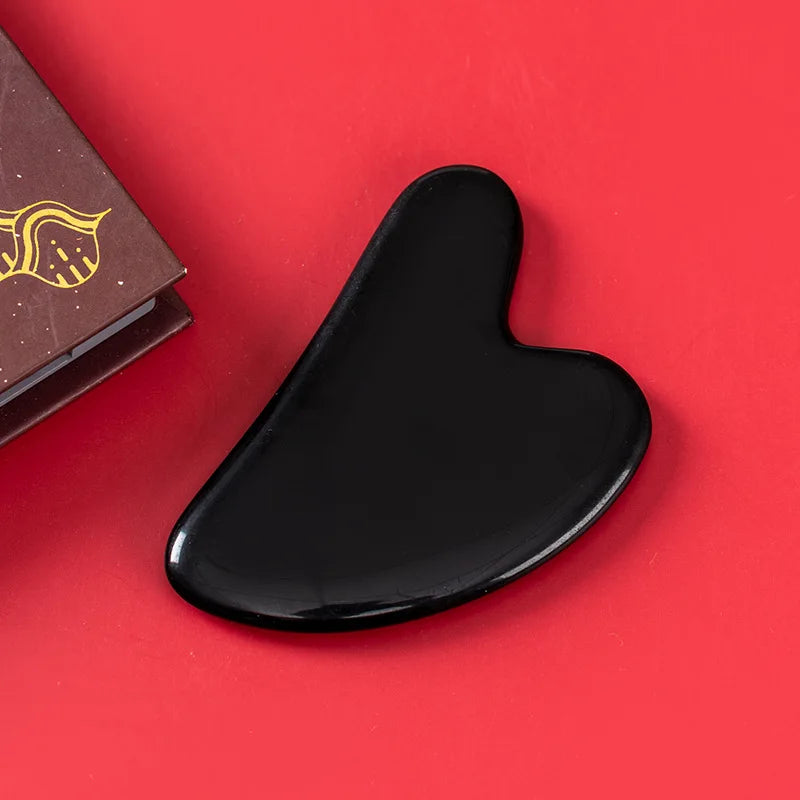 Natural Jade Gua Sha Stone – Face & Neck Lifting, Anti-Wrinkle Tool