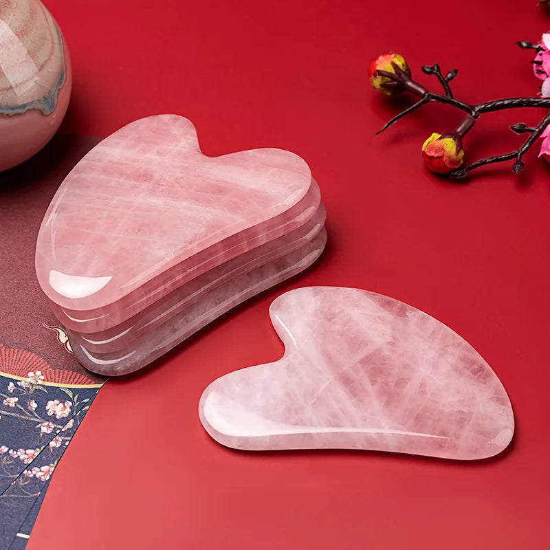 Natural Jade Gua Sha Stone – Face & Neck Lifting, Anti-Wrinkle Tool