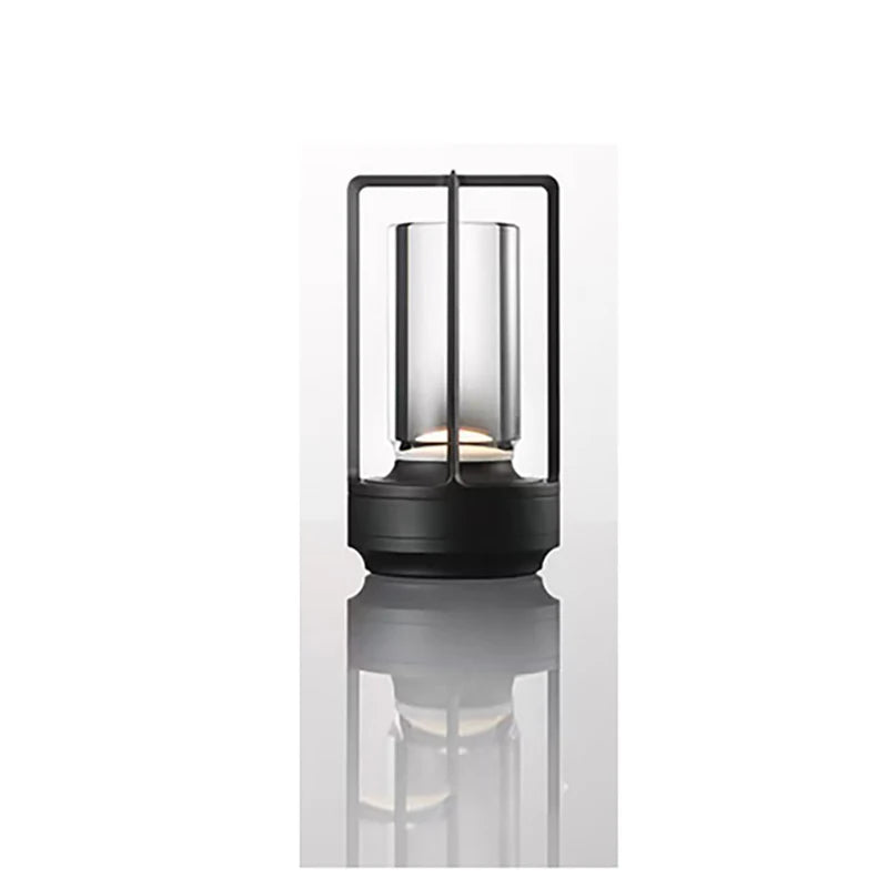 rechargeable crystal lamp Plastic bedside table bedroom led Touch table lamp Restaurant decoration atmosphere Night light