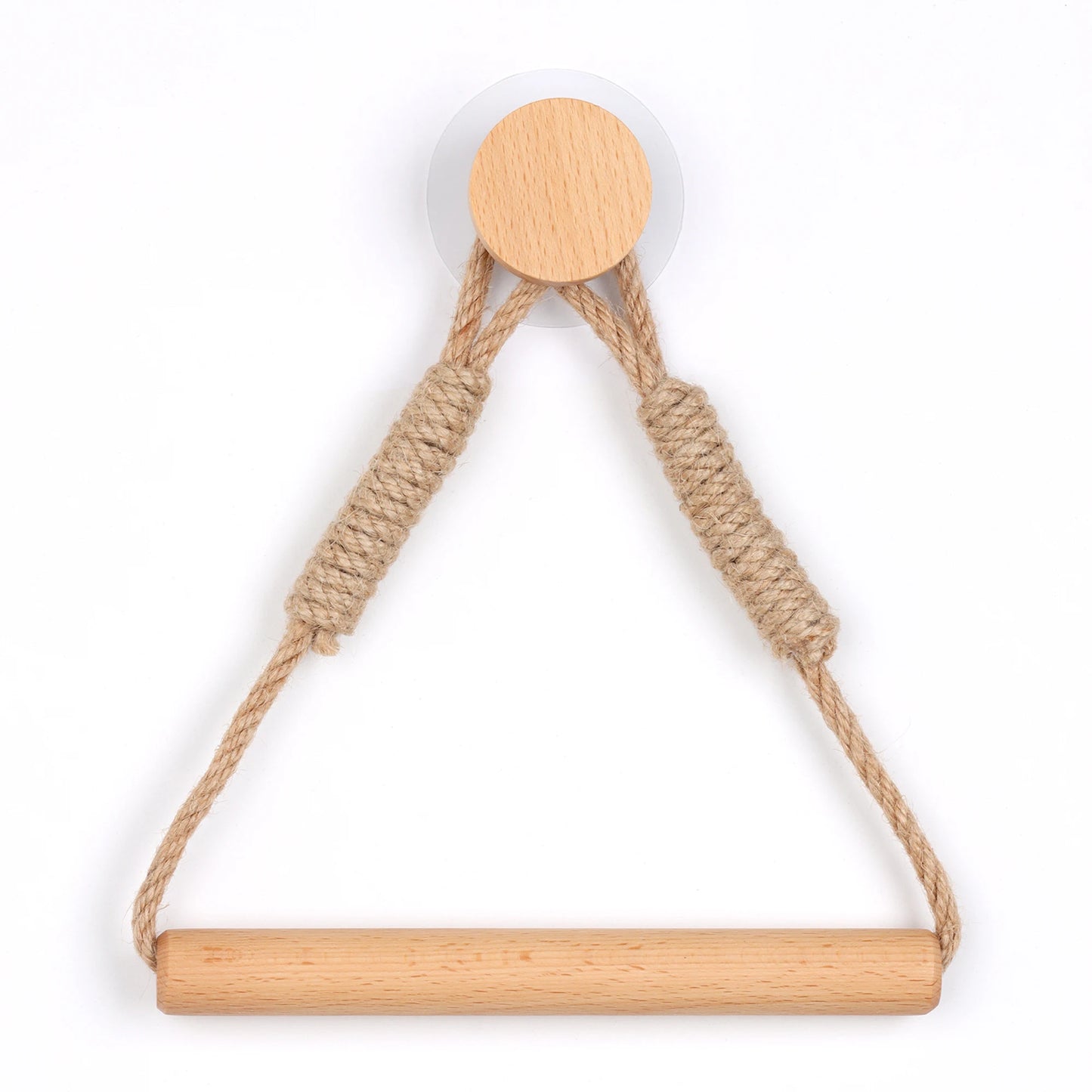 No-Drill Paper Towel & Towel Holder – Self-Adhesive, Wall-Mounted, Beige Hemp
