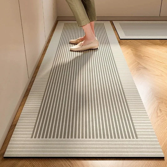 Japanese-Style Diatomite Kitchen Mat – Super Absorbent & Non-Slip Floor Rug