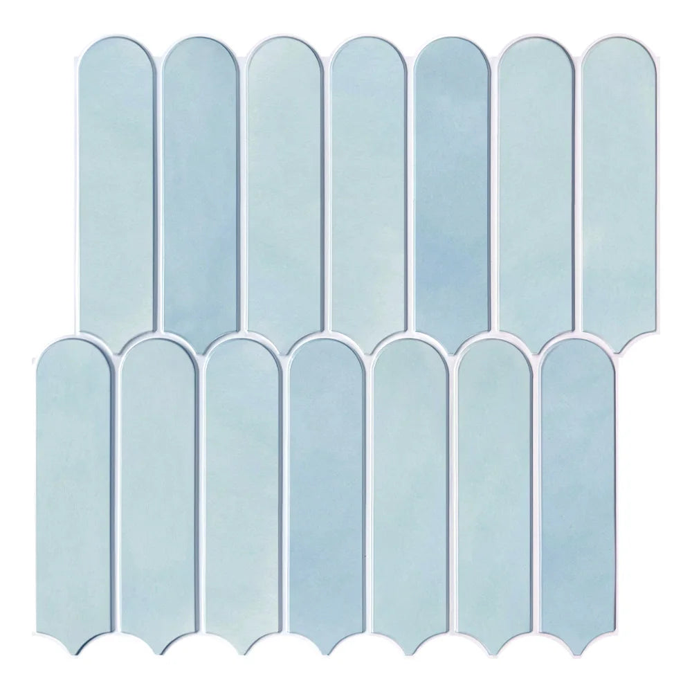 3D Tile Stickers, Self-adhesive Pink Tile Backsplashes for Kitchen, Bathroom Walls, Water and Mold Resistant, Matt, 30x30cm
