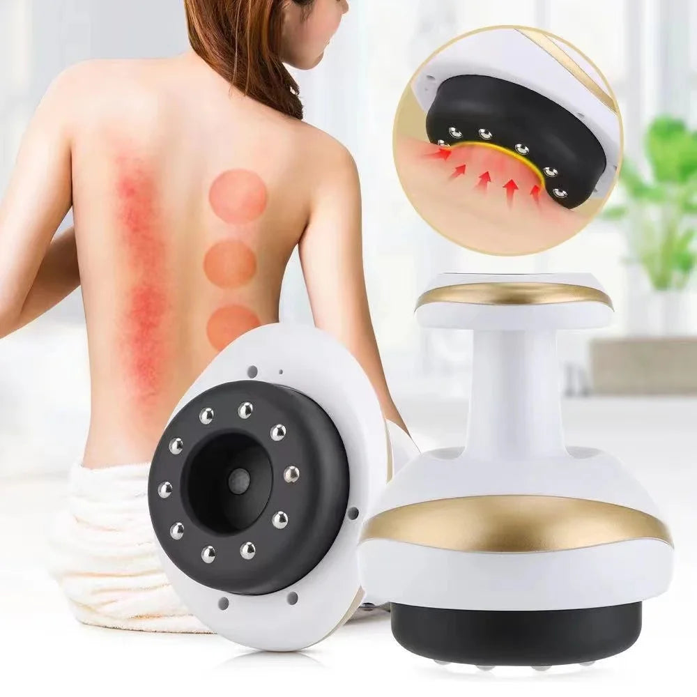 Electric Cupping & Scraping Massager – Heated Fat Burner & Relaxation