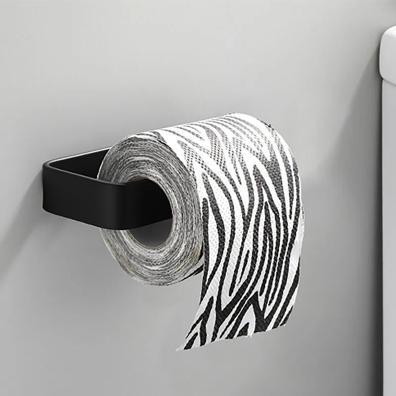 Self-Adhesive Toilet Paper Holder | Wall-Mounted Tissue & Towel Dispenser