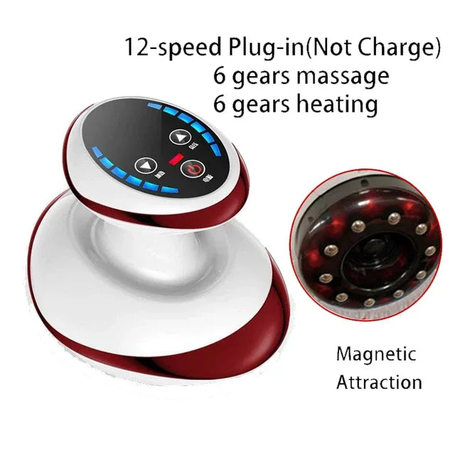 Electric Cupping & Scraping Massager – Heated Fat Burner & Relaxation