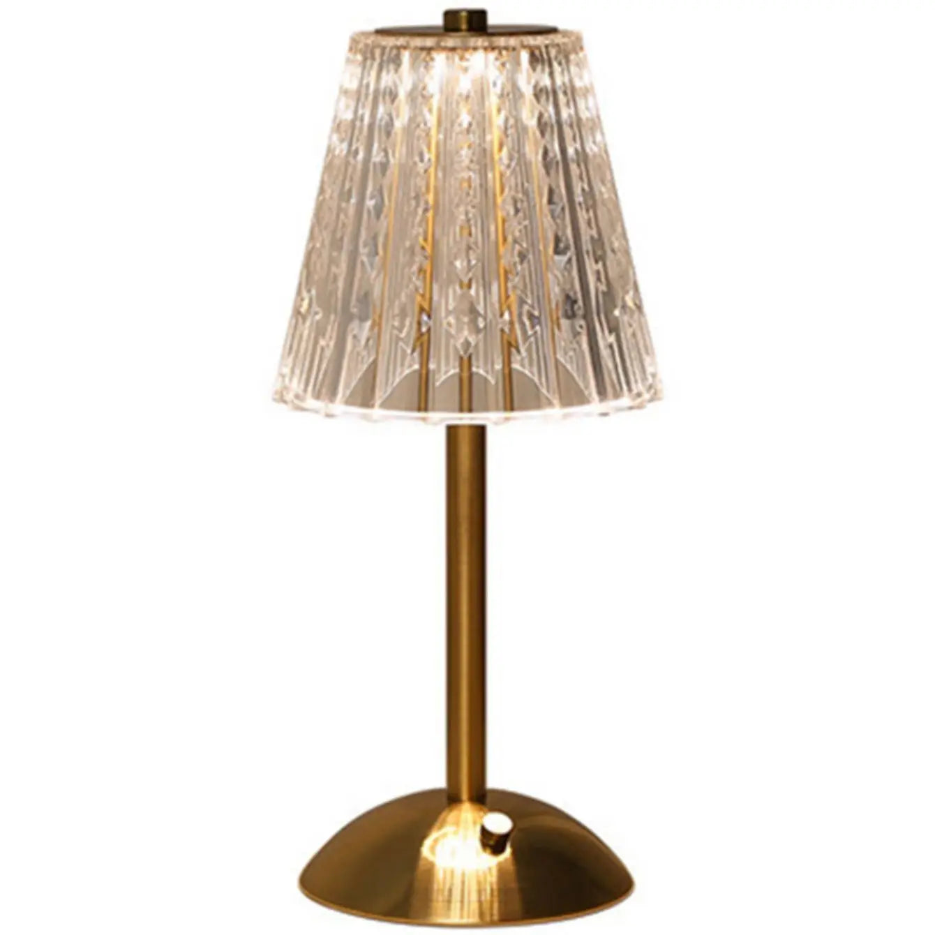 Luxury Crystal Touch Bedside Lamp – Rechargeable & Elegant Night Light