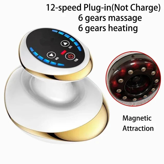 Electric Cupping & Scraping Massager – Heated Fat Burner & Relaxation