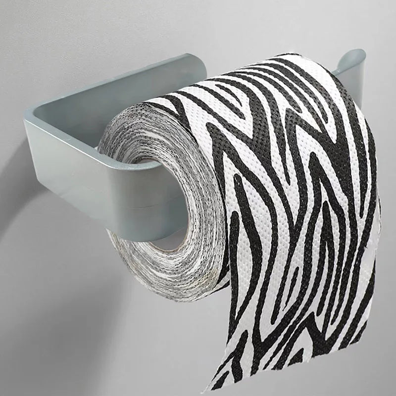 Self-Adhesive Toilet Paper Holder | Wall-Mounted Tissue & Towel Dispenser