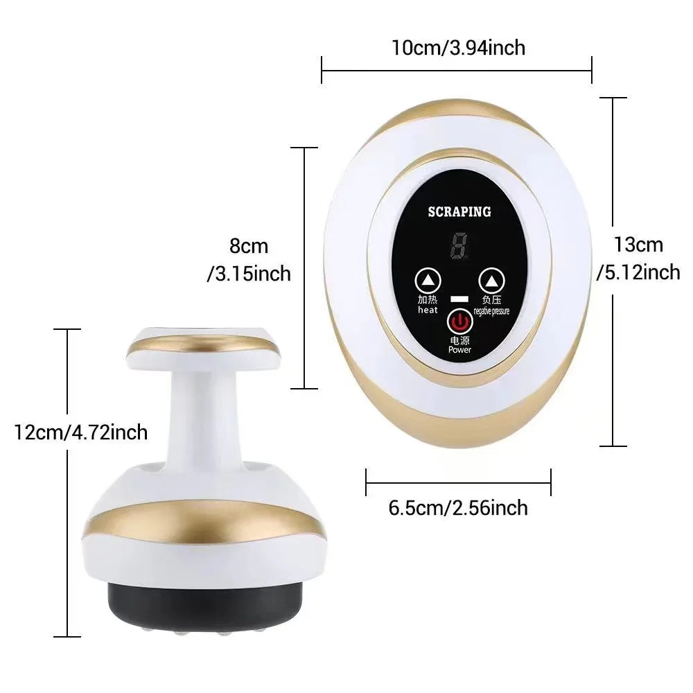 Electric Cupping & Scraping Massager – Heated Fat Burner & Relaxation