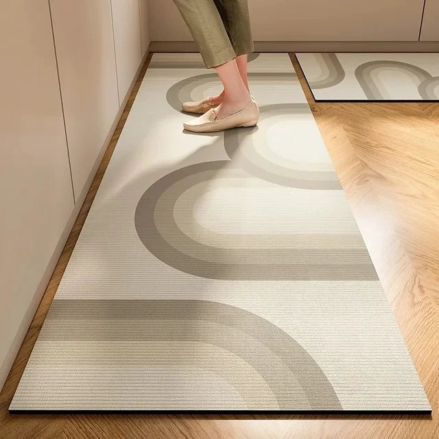 Japanese-Style Diatomite Kitchen Mat – Super Absorbent & Non-Slip Floor Rug