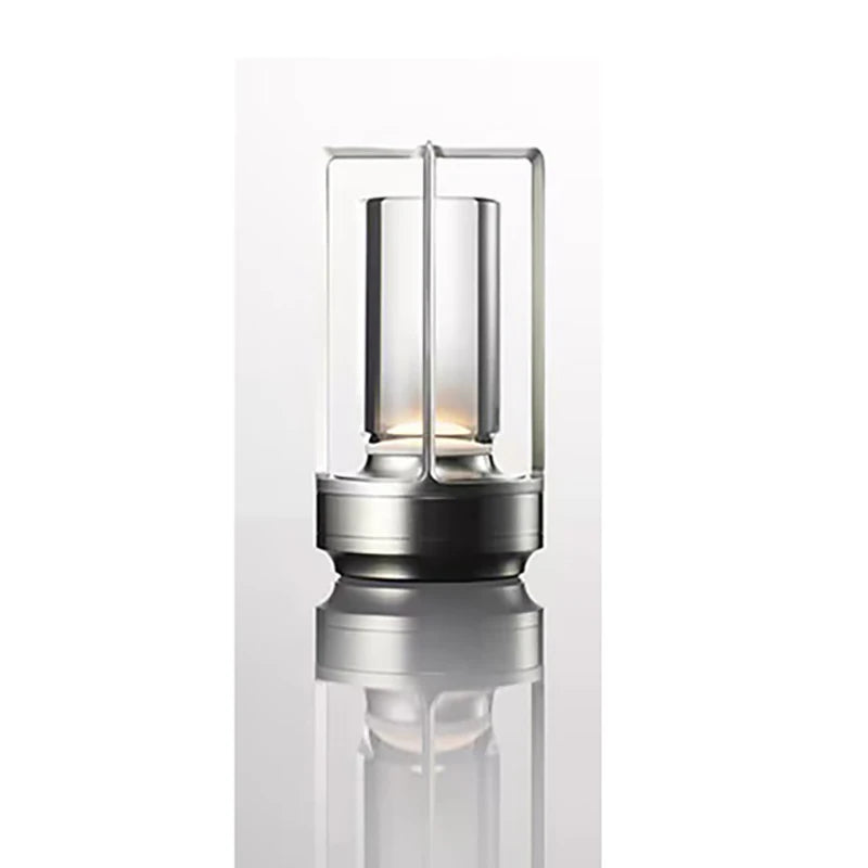 rechargeable crystal lamp Plastic bedside table bedroom led Touch table lamp Restaurant decoration atmosphere Night light