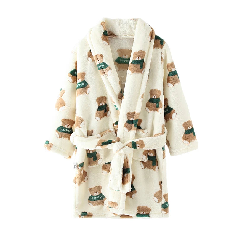 Cozy Kids Flannel Pajamas – Warm Winter Sleepwear & Matching Family Sets