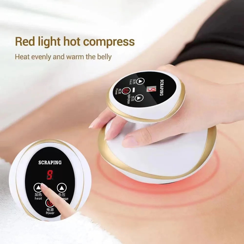 Electric Cupping & Scraping Massager – Heated Fat Burner & Relaxation