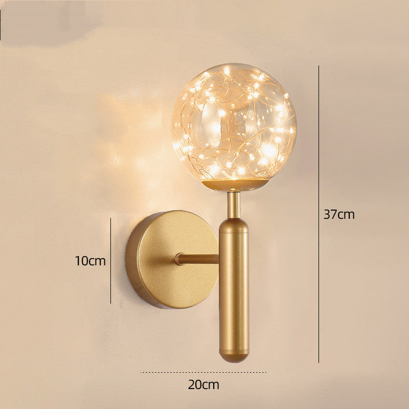 Luxury Crystal Bedside Lamp – Transparent Modern Night Light