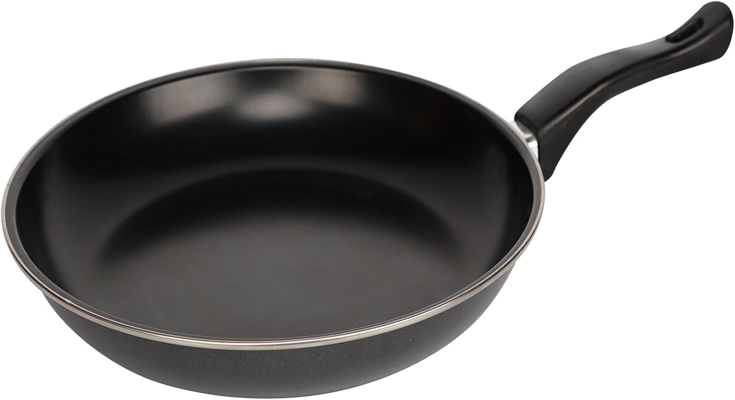 Black 8 Piece Carbon Steel Non Stick Kitchen Cookware Set Casserole Cooking Pot Frying Pan Saucepan with Glass Lids