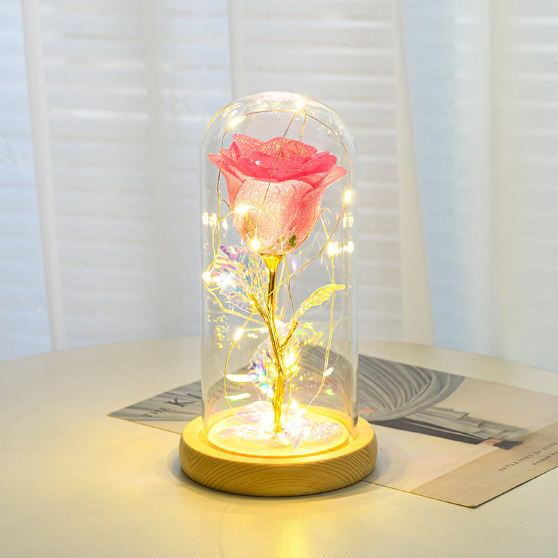 Eternal Rose LED Light in Glass – Valentine’s Gift for Her