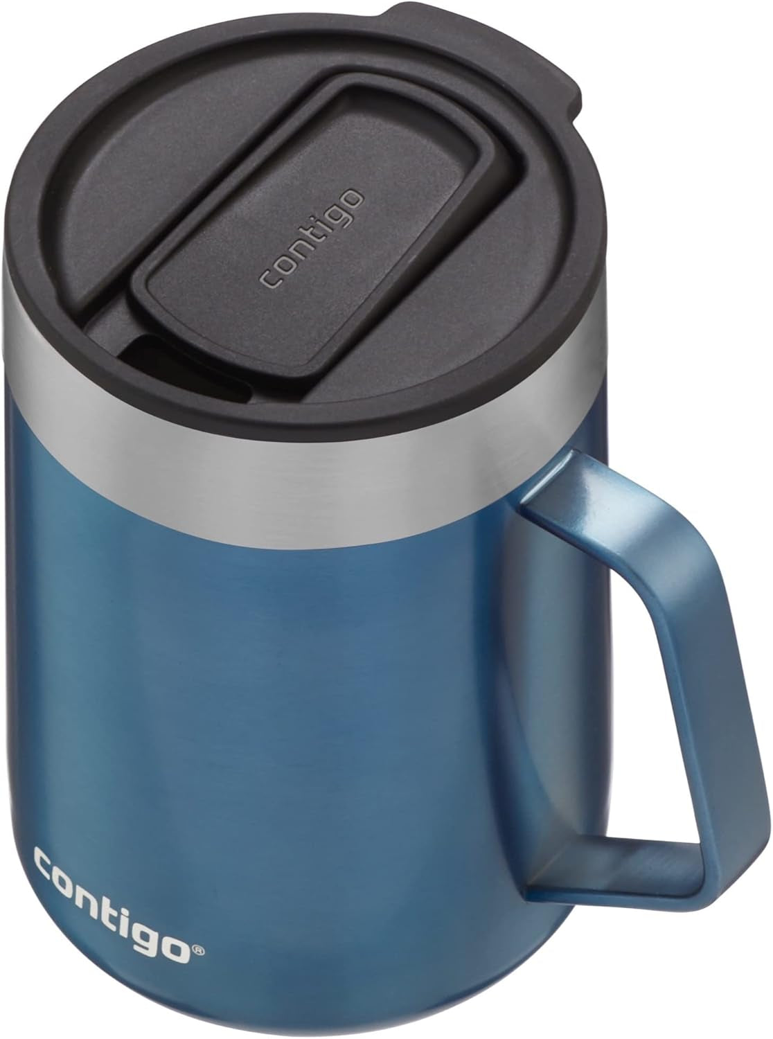 Streeterville Desk Mug Insulated Coffee Thermal Mug with Stainless Steel Handle