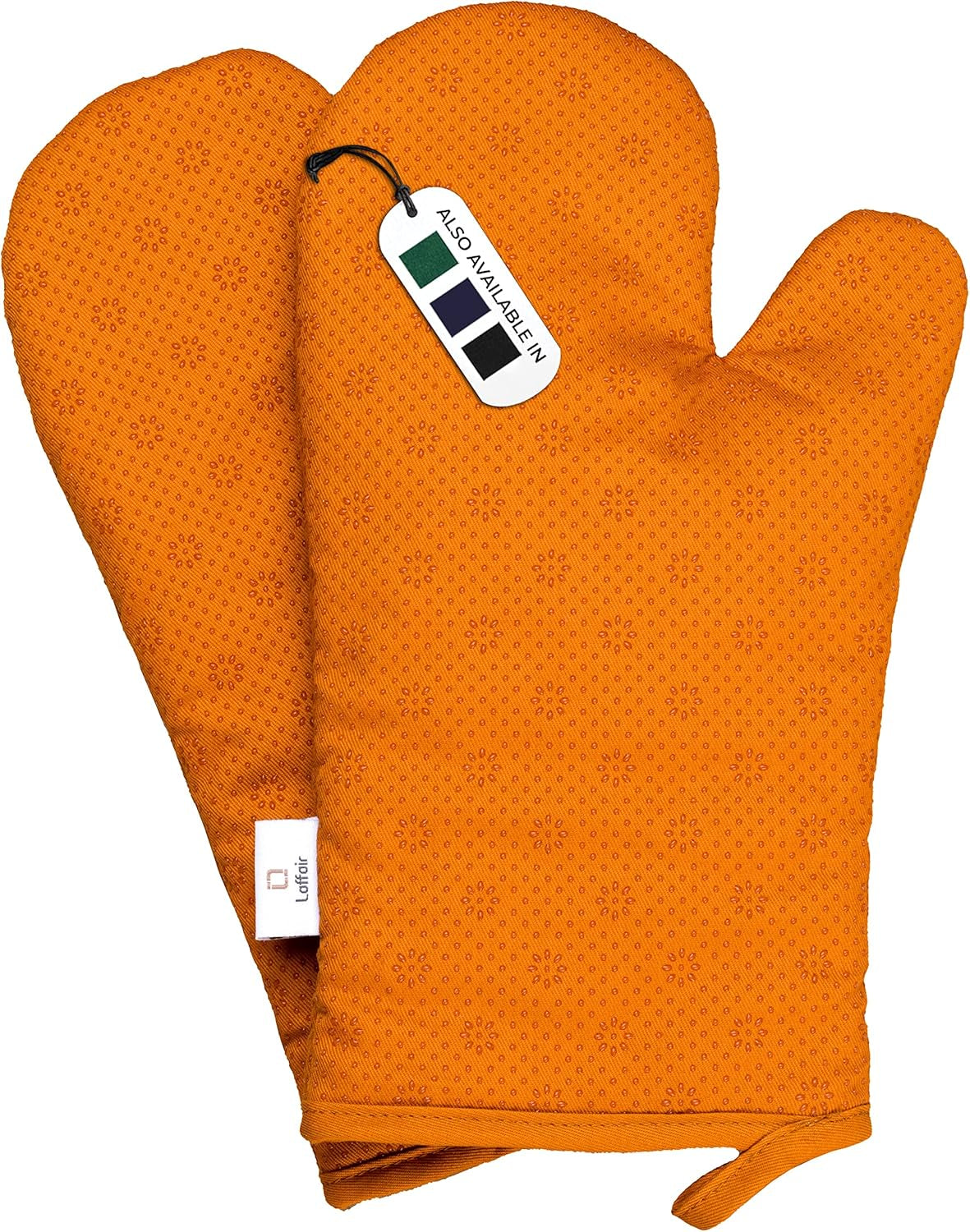 Oven Mitts Premium Non-Slip Silicone Oven Gloves Heat Resistant - Oven Mitt Stylish & Versatile Kitchen Protection Oven Mitts Heat Resistant Black