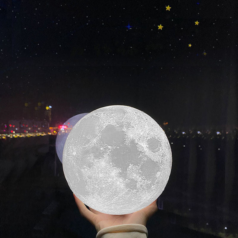 3D Printed Moon Night Lamp – Romantic Table Light for Valentine’s Day